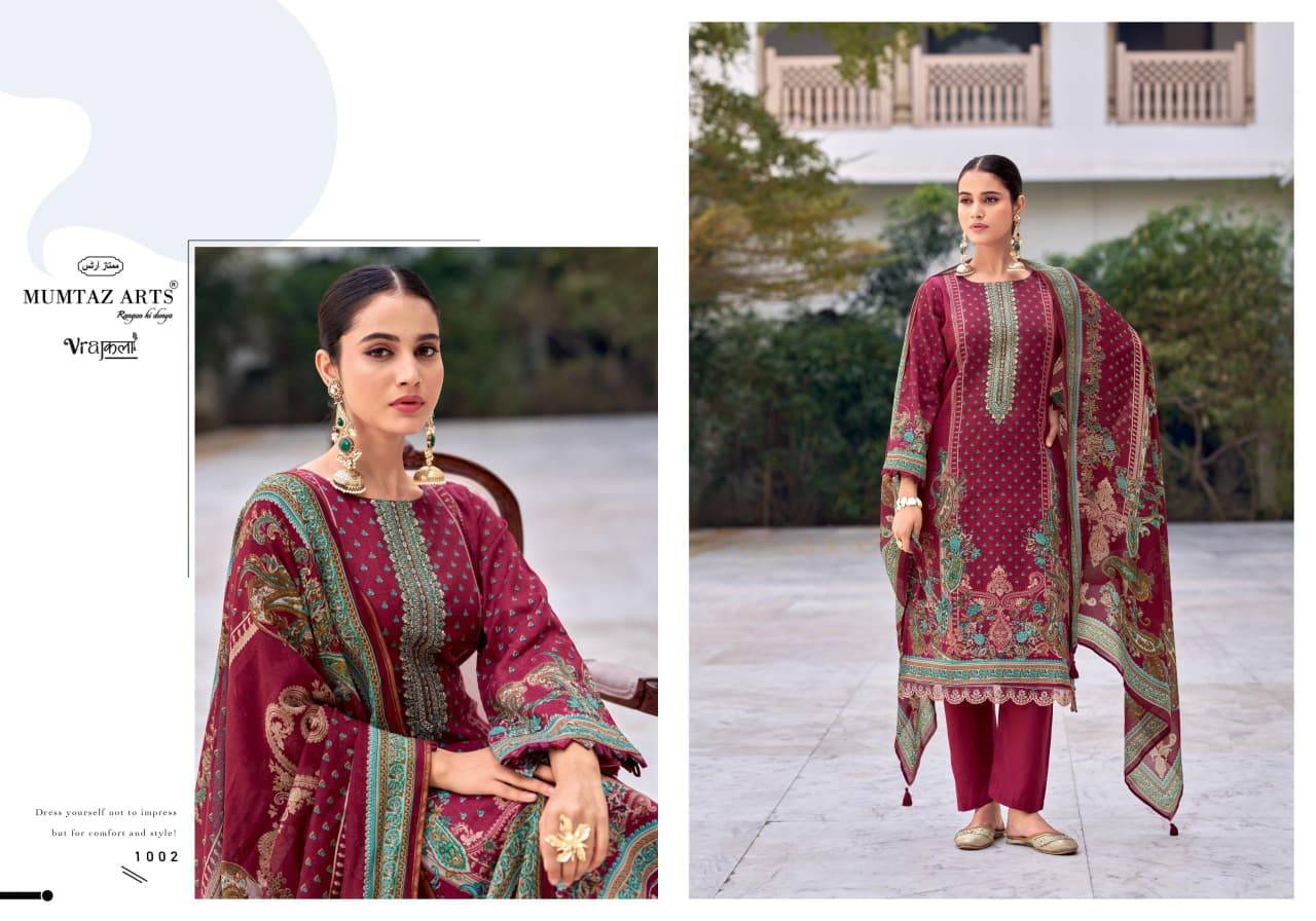 ROSELLA by MUMTAZ ARTS 1001 to 1004 series VISCOSE JAM dresses at Wholesale Price